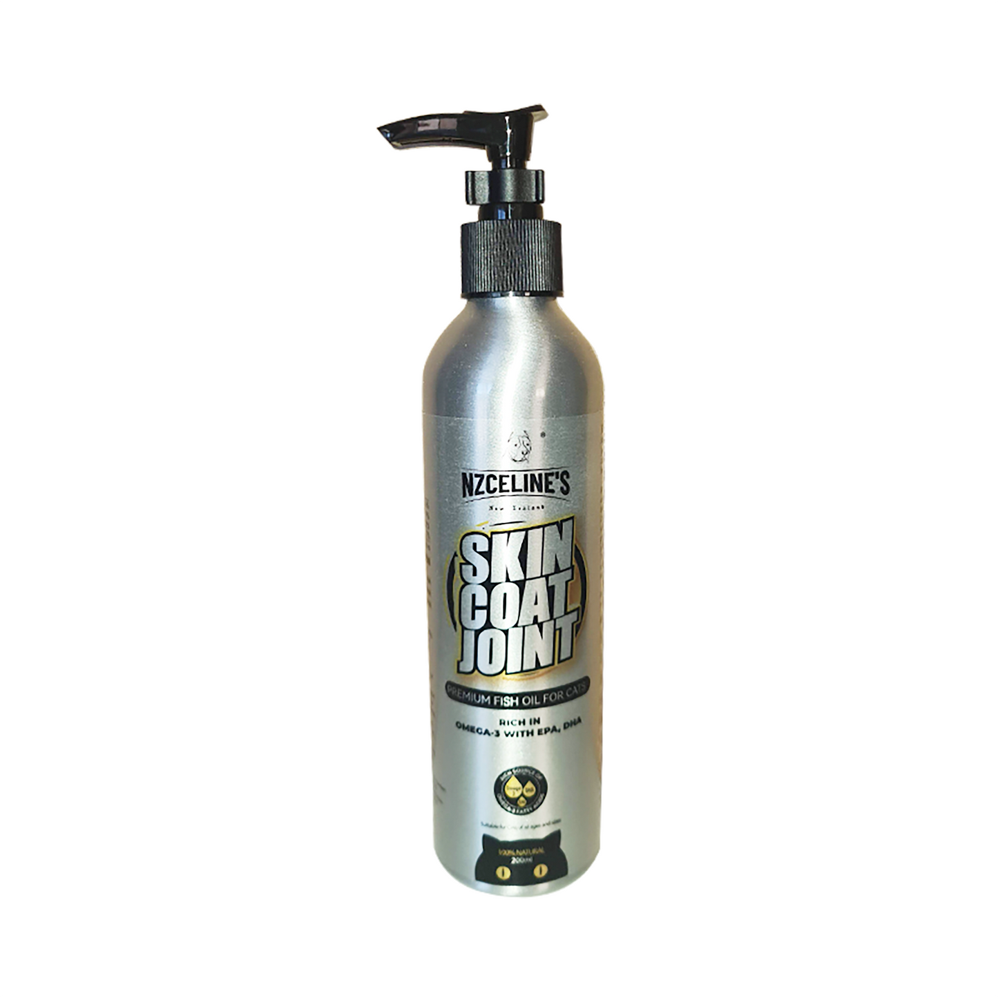 NZCeline's Premium Fish Oil for Cats 200 ml