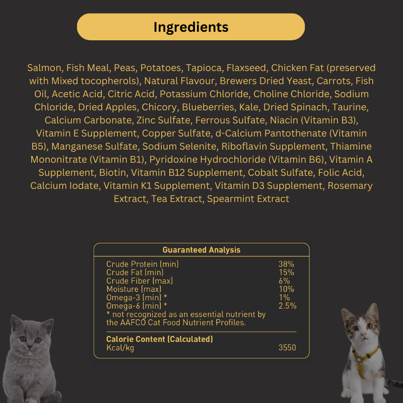 NZCeline's Salmon Dry Cat Food 1.5KG