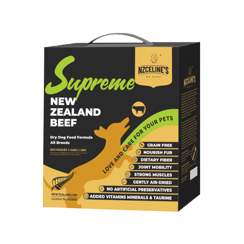 NZCeline's Beef Dry Dog Food 1.5KG